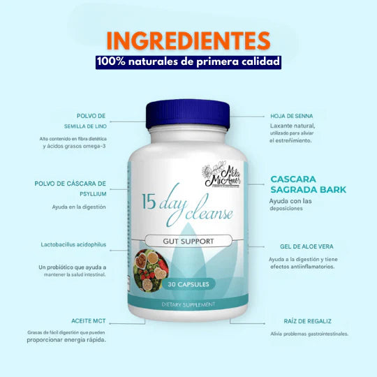 15 Days Cleanse Gut And Colon Support - G
