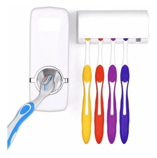 Porta cepillos de dientes - Dispensador de pasta de dientes