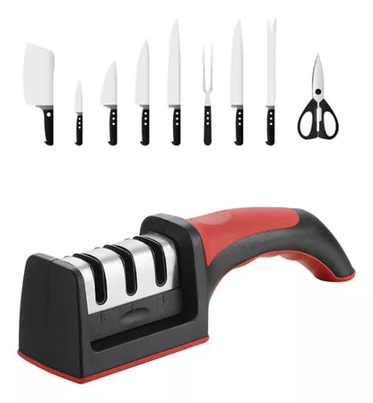 Afilador De Cuchillos Acero Master Chef