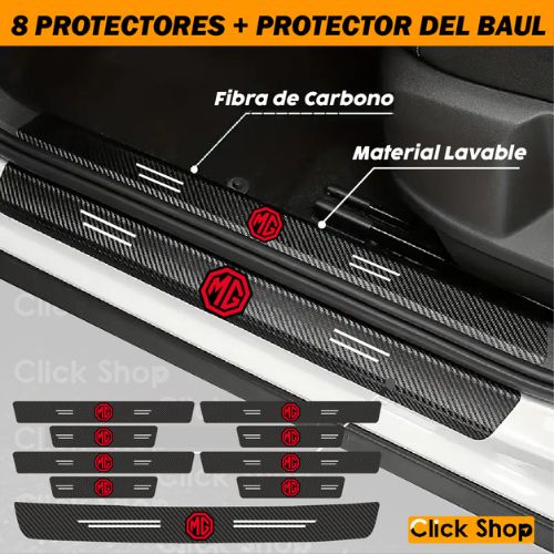 8 Protectores + 1 Protector de Baul - F