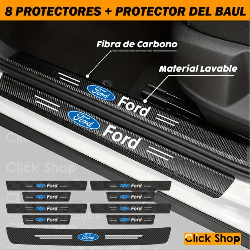 8 Protectores + 1 Protector de Baul - F