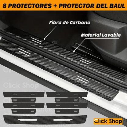 8 Protectores + 1 Protector de Baul - F