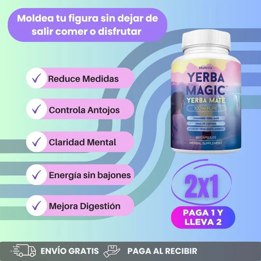 T - Yerba Magic - Reduce Tallas Sin Dietas, Ayuda a la Digestión, Aclara la Mente