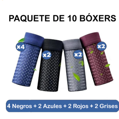 Pack boxers premium de fibra de bambu