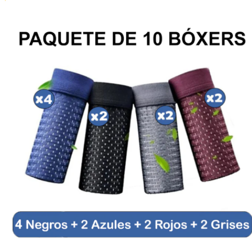 Pack boxers premium de fibra de bambu
