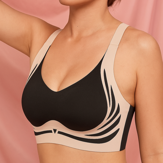 3 en 1 - Brasier Sin Costuras con Realce Y Corrector De Postura