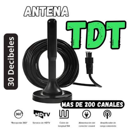 Antena Portátil TDT 4K - G