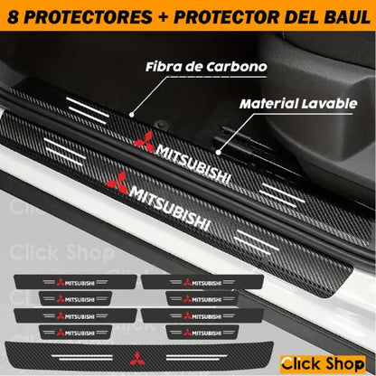 8 Protectores + 1 Protector de Baul - F