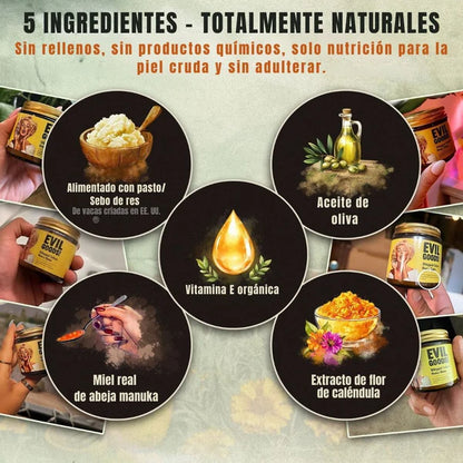 EvilGoods Bálsamo Con Sebo De Res Y Miel De Manuka - F
