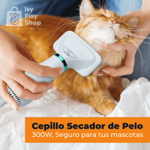 Cepillo Secador Mascotas 2 en 1 - F