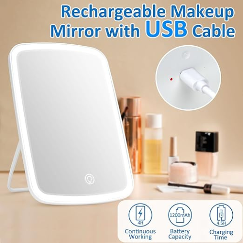 Espejo De Luz Led Con Iluminación Inteligente Para Maquillaje - G