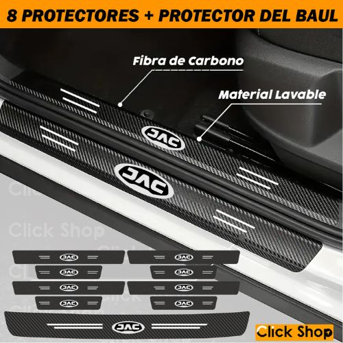 8 Protectores + 1 Protector de Baul - F