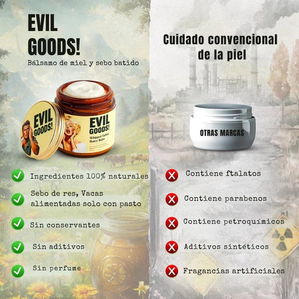 EvilGoods Bálsamo Con Sebo De Res Y Miel De Manuka - F