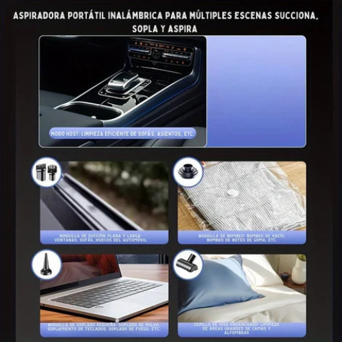 Aspiradora Multifuncional ✨ PowerClean Pro™ - ⭐⭐⭐⭐⭐ PAGA AL RECIBIR 🚀 - G