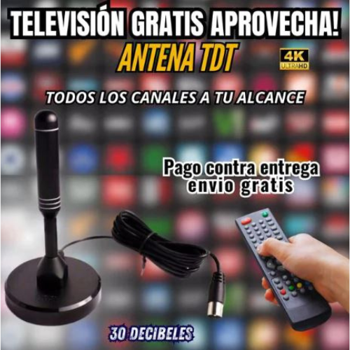 Antena Portátil TDT 4K - G