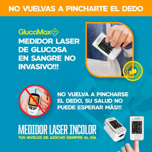 Medidor de Glucosa en Sangre Multifunción Siemens 3 en 1, pulso, glucosa y presión + Envío gratis - F