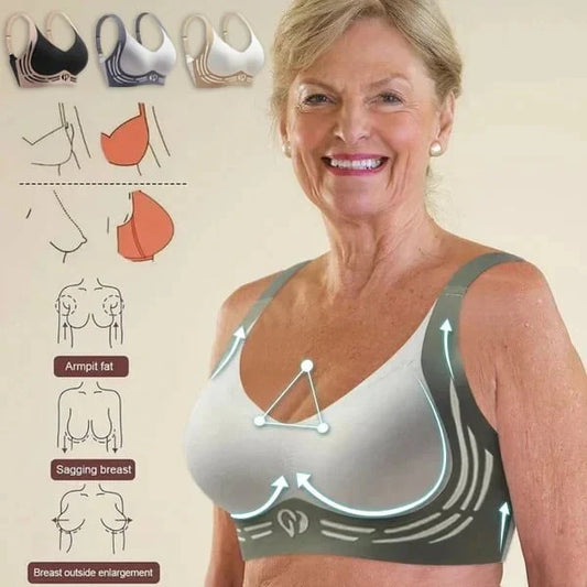 F - Sujetador con soporte superior inalámbrico
