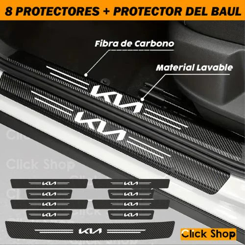 8 Protectores + 1 Protector de Baul - F