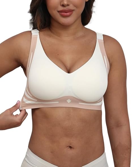 3 en 1 - Brasier Sin Costuras con Realce Y Corrector De Postura