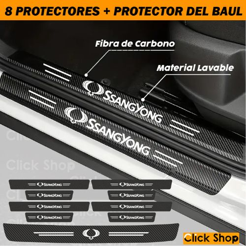 8 Protectores + 1 Protector de Baul - F