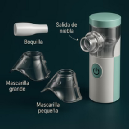 🧊 CLEARFLOW™ NEBULIZADOR – Respirar nunca había sido tan fácil 😮💨 - G