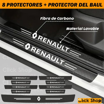 8 Protectores + 1 Protector de Baul - F