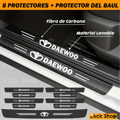 8 Protectores + 1 Protector de Baul - F
