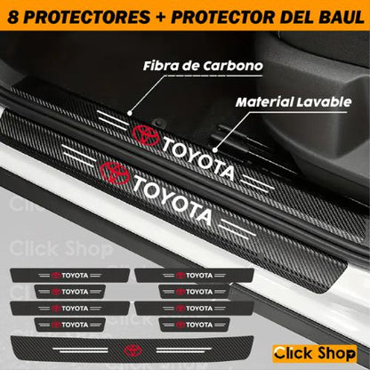 8 Protectores + 1 Protector de Baul - F