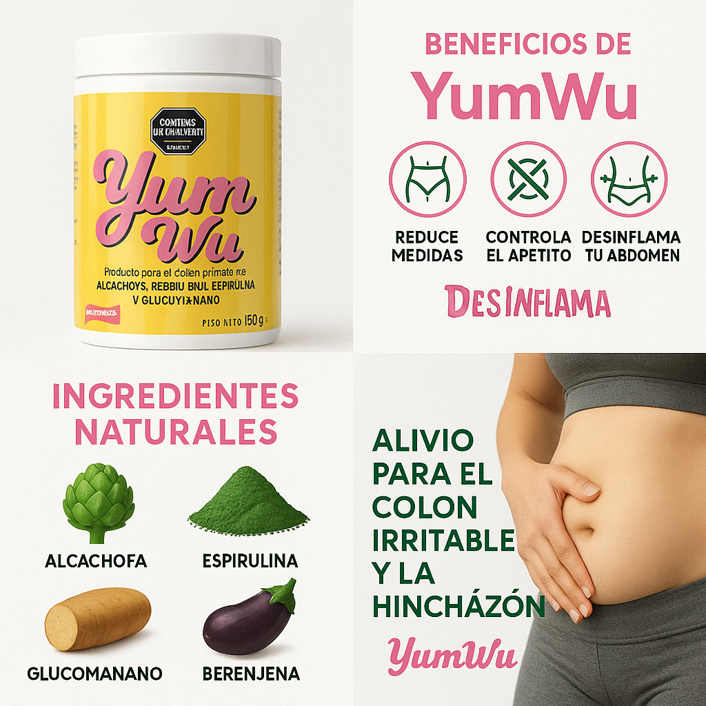 YumWu para Colon Irritable e Hinchazón - F