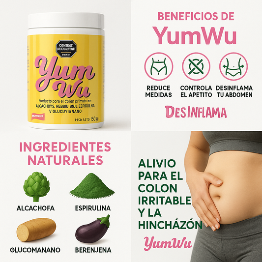 YumWu para Colon Irritable e Hinchazón - F