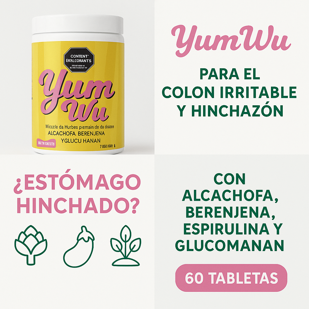 YumWu para Colon Irritable e Hinchazón - F