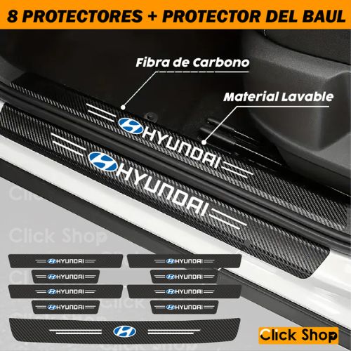 8 Protectores + 1 Protector de Baul - F