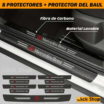 8 Protectores + 1 Protector de Baul - F